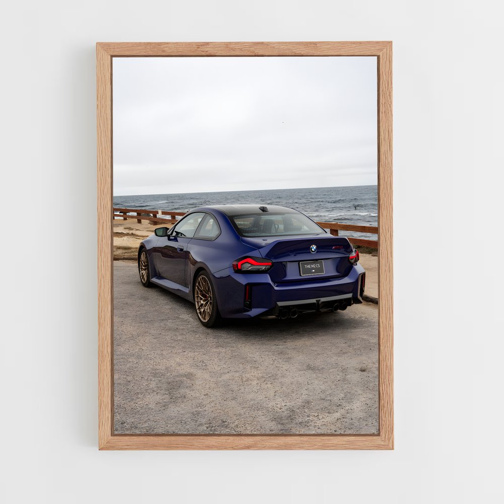 Poster Vitesse Côtière – affiche BMW (vue 4)